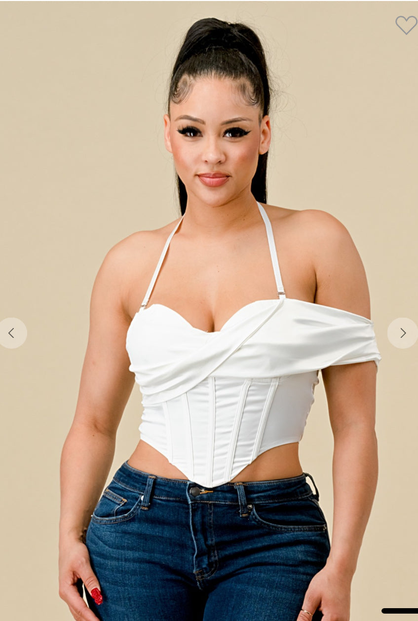 One Shoulder Corset